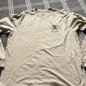 Roark Men's Long Sleeve Crew - Light Beige size L